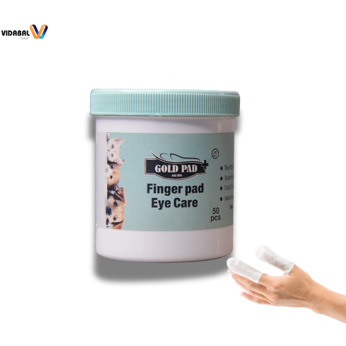 پد مرطوب انگشتی مخصوص حیوانات خانگی گلدپد ( چشم)