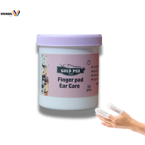 پد مرطوب انگشتی مخصوص حیوانات خانگی ( گوش)